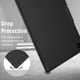 thumbnail image 5 of JM (Negro) Funda de silicona para tableta Samsung Galaxy Tab A8 de 10,5 pulgadas 2021 (SM-X205N/X200N), carcasa ultrafina, funda de piel sintética con función atril, adecuada para Samsung Tab A8 JM, 5 of 5