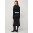 thumbnail image 2 of Ellos Plus Size Belted Color Block Midi Sweater Dress, 2 of 4