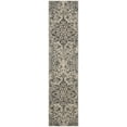 thumbnail image 2 of SAFAVIEH Carmel Ottoline Floral Runner Rug, Ivory/Grey, 2' x 10', 2 of 7