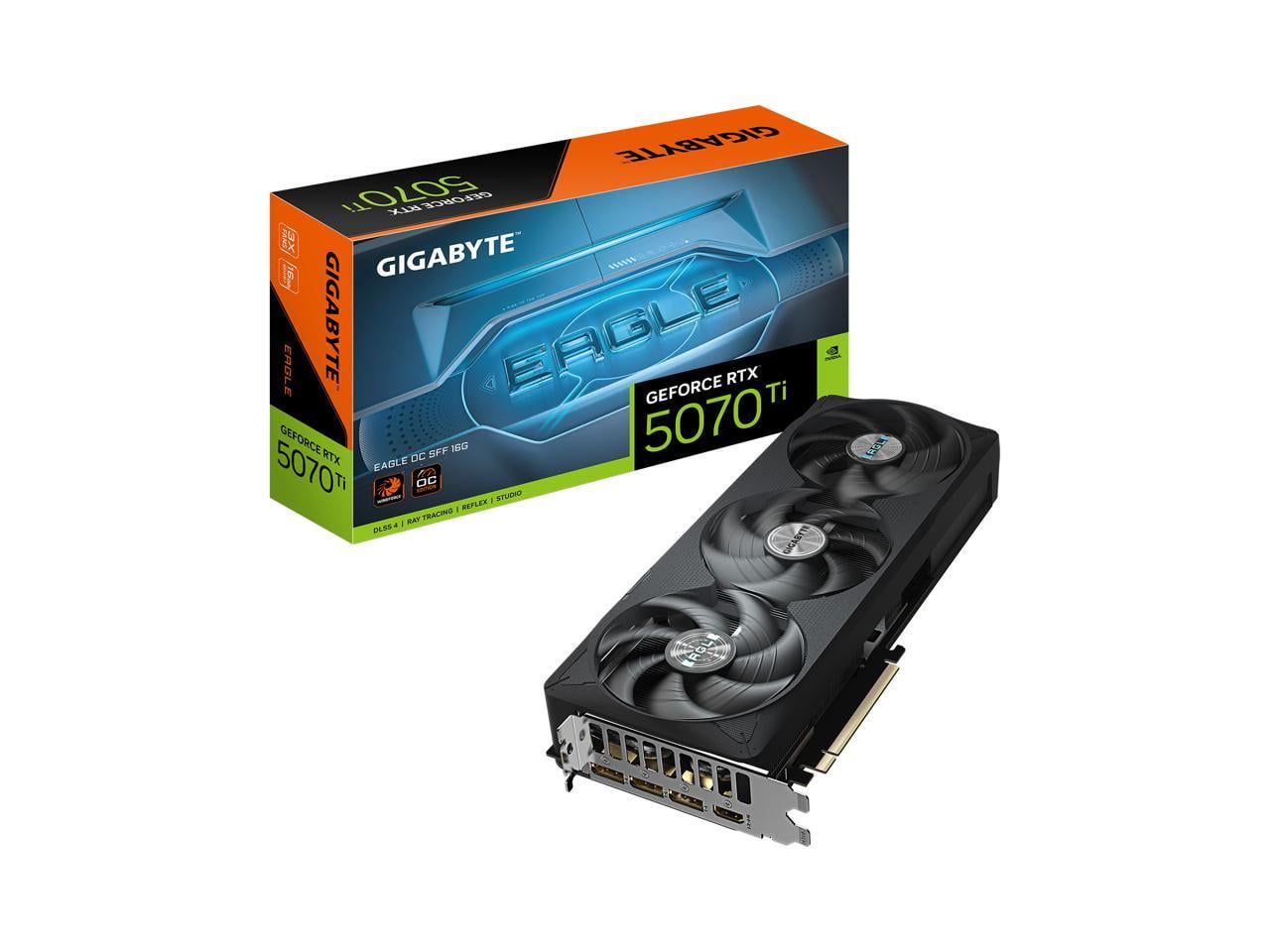 【新品】GeForce RTX 5070 Ti EAGLE OC SFF 16G GeForce RTX™ 5070 Ti EAGLE OC ICE SFF 16G｜AORUS - GIGABYTE USA