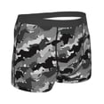 thumbnail image 4 of Uemuo Horse Silhouette Pattern Men's Boxer Briefs,Trunk Anti-Chafing,Comfortable, Durable, and Stylish Underwear-Medium, 4 of 9