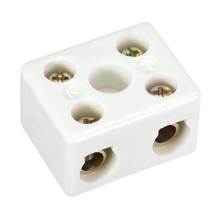 2 Way Ceramics Terminal Blocks High Temp Porcelain  
