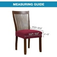 thumbnail image 3 of 2pcs-cojín de asiento elástico impermeable-rojo vino Ofspeizc HMHZ1149-6, 3 of 8