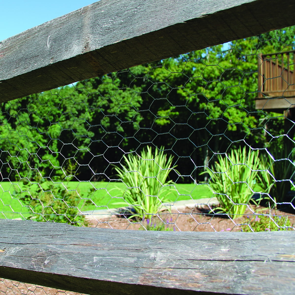 Garden Craft 36in H x 25ft L Gray Chicken Wire with 1in Opening