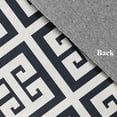 thumbnail image 2 of Simply Daisy 2' x 3' Greek Key Patterned Chenille Rug, Shark Blue, 2 of 4