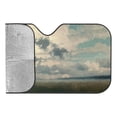 thumbnail image 6 of Awypu Person Clouds Field Car Sun Shade Windshield Universal Sunshade for Vehicle SUV Truck Protector 55.12*29.92 in, 6 of 7