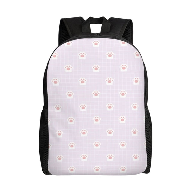 Fotbe Kawaii Cat Paw Mochila de Viaje para Laptop, Mochila Ejecutiva Delgada y Resistente 15.6"