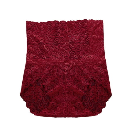 Yuhangmm Women s Briefs High Waist Underwear Lace Panties Stretch Underpant Womens Lingerie Sexy Corset Set