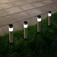 thumbnail image 1 of Solar Outdoor LED Light Battery Operated Stainless Steel Path Walkway Lights for Landscape, 1 of 6