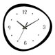 thumbnail image 1 of Reloj de pared para decoración del hogar, adorno con números fáciles de usar, moderno y resistente al desgaste. Gris claro, 1 of 9