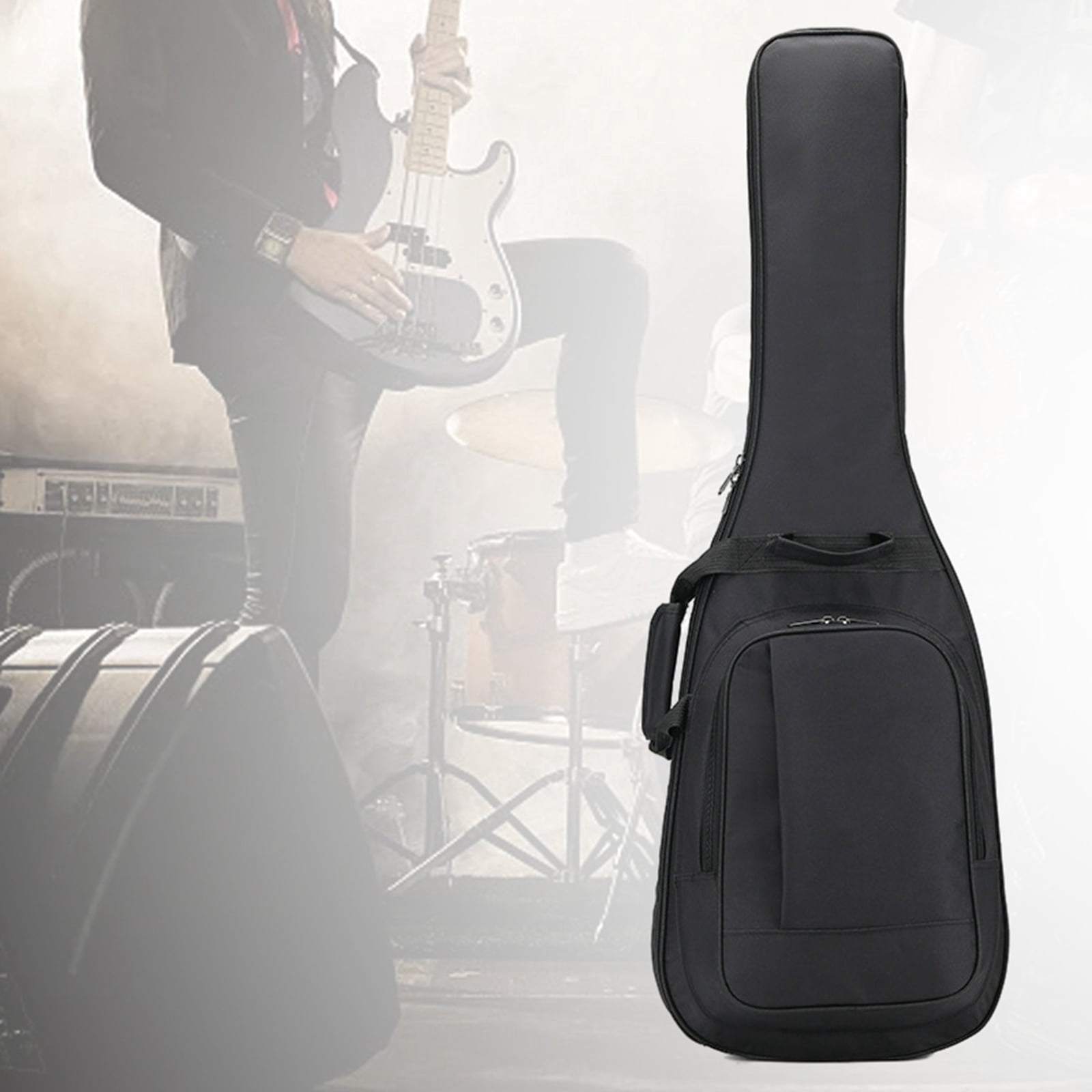 LeeQinersw Musical Instrument Bag Thick Padding with Shoulder Strap Waterproof with Padded bass bag