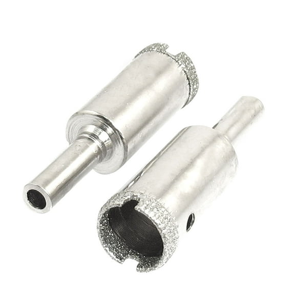 2 x Diamond Tool 15mm 19/32" Diameter Drill Bit Marble Glass Hole Saw