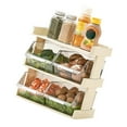 thumbnail image 3 of Estante de almacenamiento de verduras para cocina, estante de almacenamiento de especias de múltiples capas, bandeja para comida preparada, olla caliente, 3 capas, 3 of 5