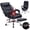 black, variant on Office Chair With Footrest,Big And Tall Desk Chair,Comfy Reclining Computer Chair,Beige