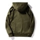 thumbnail image 5 of pstuiky camisetas de manga larga para hombre, Blusa con capucha de manga larga con cremallera y cordón ajustable para hombre Tops casuales para hombres s, 5 of 6