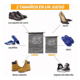 thumbnail image 3 of Bolsa De Viaje para Zapatos 10 Piezas Gris, 3 of 5