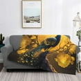 thumbnail image 2 of Balery Elegant Gold Leaf Peacock Manta de Franela con Dibujo, Lujo Ultra Suave y Cálido, Antipelusa y Resistente a las Arrugas para Cama, Sofá, Camping -60"x50", 2 of 6