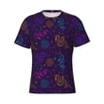thumbnail image 3 of Naloa Colorful Snake Men's T-Shirt Sport T-shirt Men's Basic Tee Casual Men's Shirt, Round Neck, Short Sleeves - Medium, 3 of 5