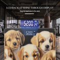 thumbnail image 3 of Bathroom Scale, Highly Accurate Digital Body Scale,Precisely Measures Weight up to 400 lbs-Group Of Puppies In A Basket, 3 of 4