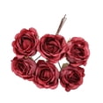 thumbnail image 1 of Farfi Fake Flower Simulated No Watering Lightweight Decorative Rose Faux Plant Decor Household Supplies (Red), 1 of 13