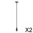 thumbnail image 1 of Cable de carga USB,Cable de carga USB magnético de plástico potente,Cargador de repuesto Cable de carga rápida 5V 1A,Accesorios portátiles de protección contra 2 piezas, 1 of 10