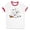 White/Red, variant on Halloween Ghots Cats Ringer Tee Shirt Unisex Large White/Black