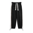 thumbnail image 2 of Vedolay Mens Sweatpants Solid Casual Multiple Pockets Outdoor Fitness Pants Trousers Black,L, 2 of 5