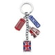 thumbnail image 1 of GOOHOCHY Llavero metálico con la bandera del Reino Unido de LUOEM, llavero de recuerdo, llavero británico, llavero de coche, dijes para bolsos, 1 of 7