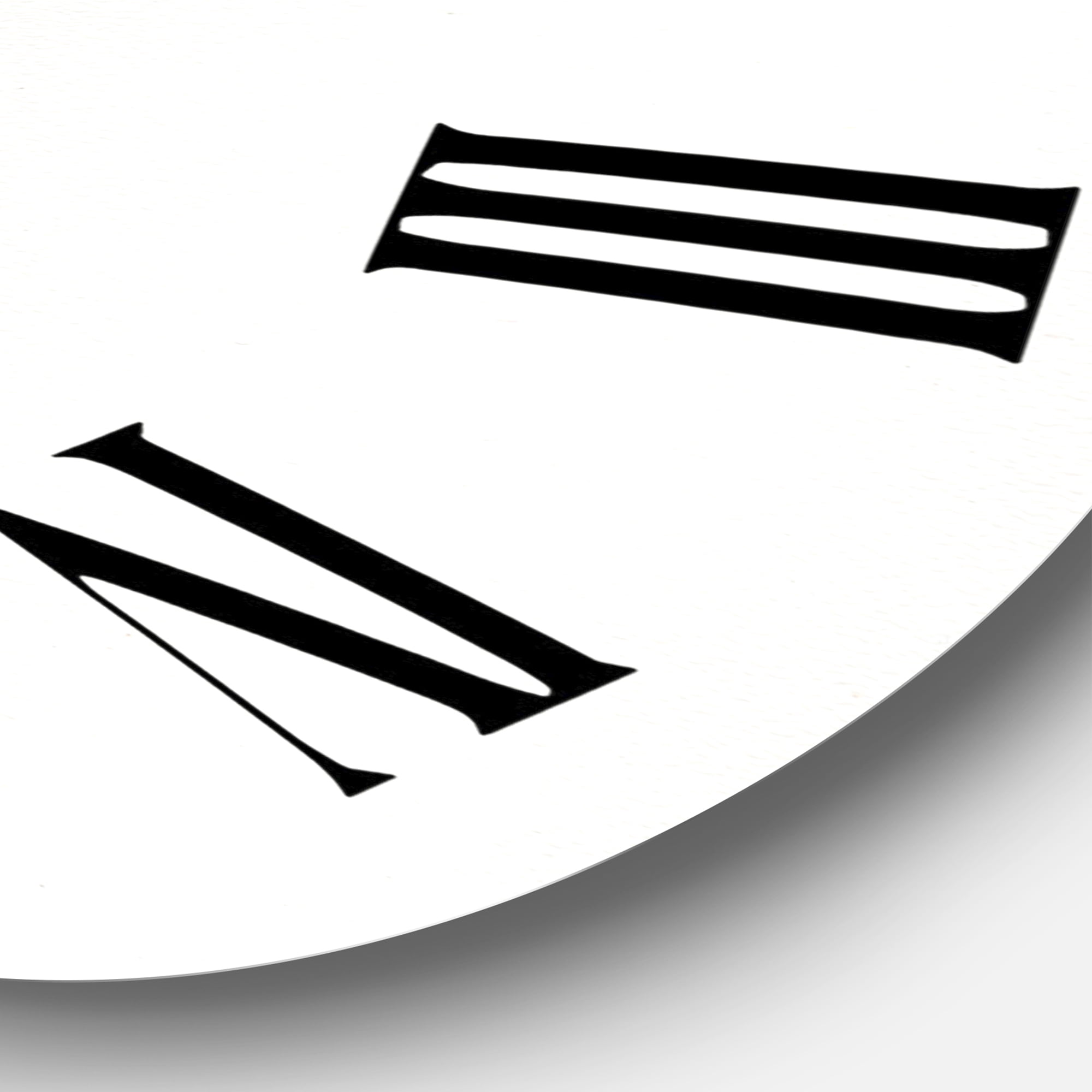 Designart 1 in Coastal Wall Clock