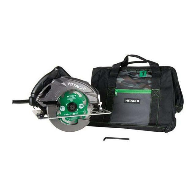 Hitachi 2829547 7.25 in. 15A Corded Circular Saw Kit, 6800 RPM