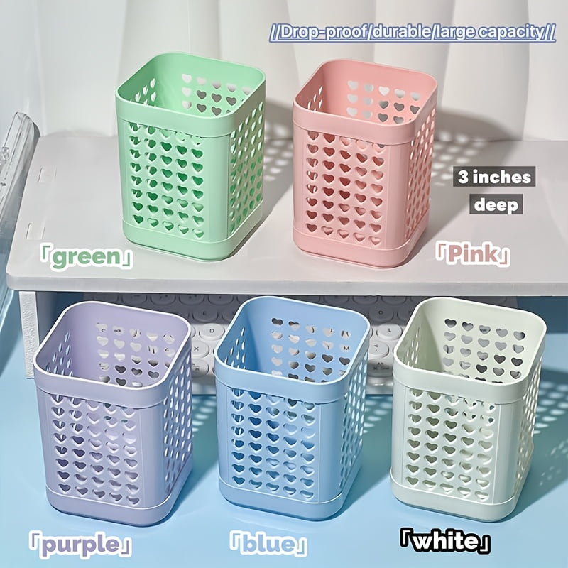 5-Pack/1-Pack Multi-Functional Storage Box And Pen Holder Desktop Stationery Organizer Portable Easy to Take Student Office Use Office Supplies > Daily Office Supplies > Office Storage Supplies >