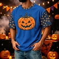 thumbnail image 6 of Shirt for Women Print Short Sleeve Crewneck T-Shirts Halloween Printed Tee Clothes, 6 of 7