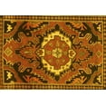 thumbnail image 1 of Ahgly Company Indoor Rectangle Medallion Yellow Traditional Area Rugs, 4' x 6', 1 of 4
