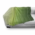 thumbnail image 3 of Sage Soft Flannel Fleece Throw Blanket, Ombre Style Composition with Color Shades and Vertical Digital Stripes, Cozy Plush for Indoor and Outdoor Use, 70" x 90", Green Pale Green White, by Ambesonne, 3 of 6