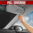 thumbnail image 5 of HOMEYA Car Sun Shade Windshield,Foldable Windshield Sun Shade,Sun Visor for Car Windshield Blocks UV Rays and Heat 34"×64", 5 of 7