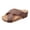 Brown, variant on Women's Cork Wedge Platform Sandals Open Toe Studded Mules Non Slip Casual Summer Shoes for Beach Vacation Daily Wear Brown Size 6