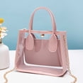 thumbnail image 2 of CAIXIA Women'S Crossbody Handbags Clear Transparent Handle Crossbody Shoulder Bag, Fashion Chain Strap Cute Jelly Messenger Tote Purse, 2 of 4