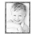 thumbnail image 2 of ArtToFrames 22" x 28" Hammered Steel Metallic Picture Frame, 22x28 inch Silver Wood Poster Frame (WOM-5264),  Pack, 2 of 7