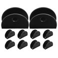 thumbnail image 1 of VERDANVERSE 10Pcs Black Mirror Holder Clips for Frameless Mirror Glass Retainer Clips for Home Use, 1 of 8