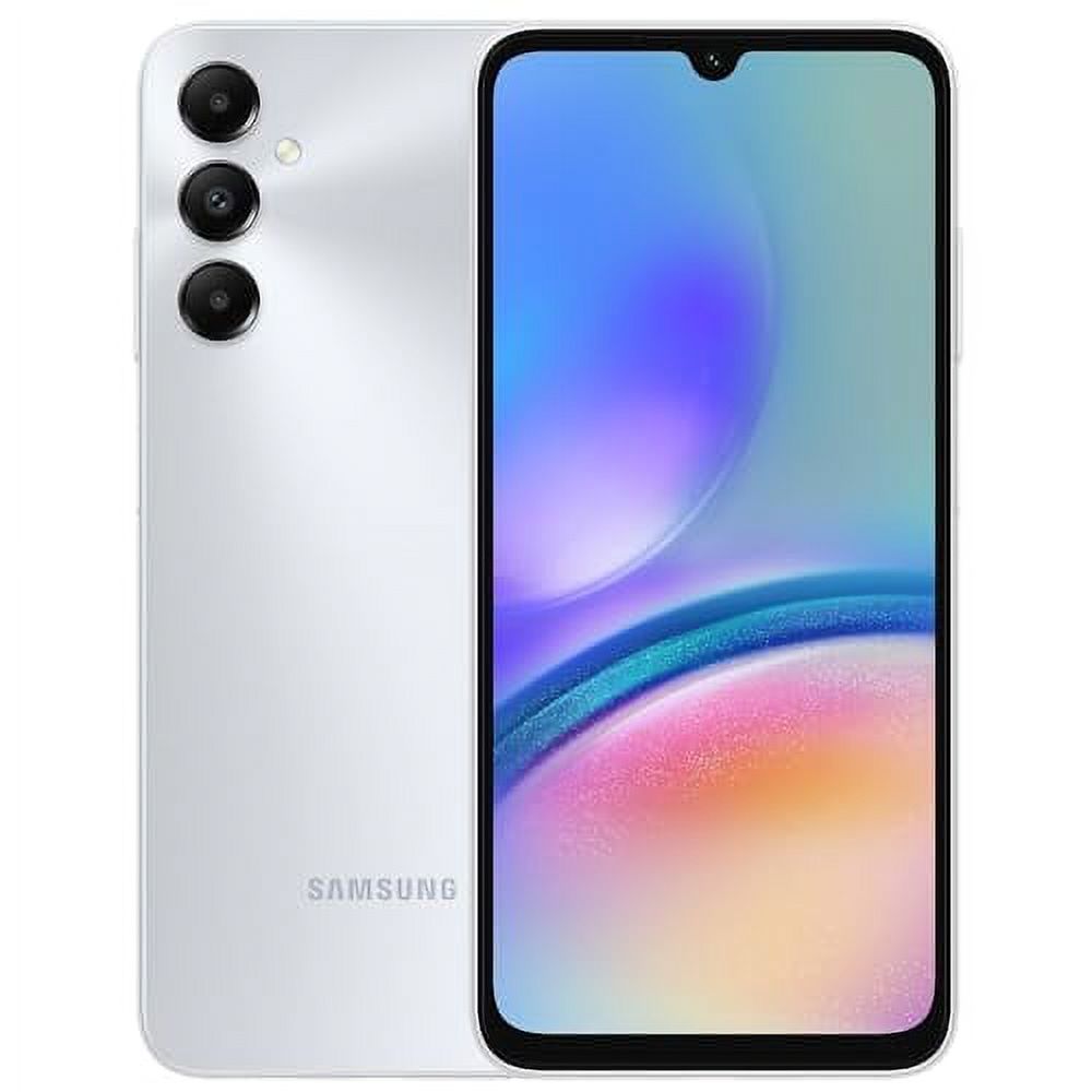 Samsung Galaxy A05s 4G GSM, Dual SIM, GSM Unlocked (No CDMA) 6.7" Smartphone (International Version) 128GB + 4GB (Silver)
