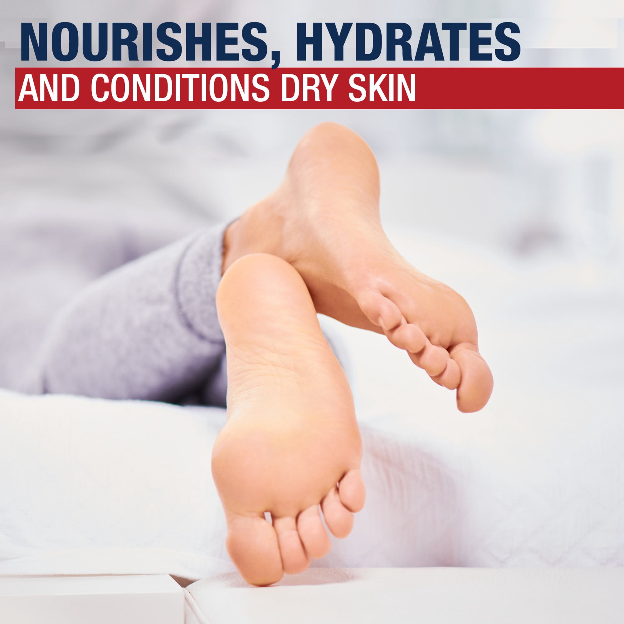 Aquaphor Repairing Foot Masks for Dry Feet, Moisturizing Socks with Shea Butter & Avocado Oil, .7 fl oz, 1 Pair