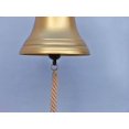 thumbnail image 6 of Hampton Nautical 3xglass-101 Antique Brass Hanging Ship's 18" Bell-Nautical Decor, 18 inch, 6 of 6
