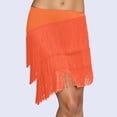 thumbnail image 2 of Angala Carnival Fringe Skirt Bohemian Style Asymmetrical Hem Mini Skirt With Flowy Tassel Details For Casual Party Wear Beautiful Stylish Women's Skirt, 2 of 4