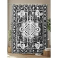 thumbnail image 4 of Shower Curtain Black Bohemia Shower Curtains for Bathroom, Waterproof Polyester Shower Curtain Set with Hooks, Small Stall Size 36" x 72" Tribal Vintage Boho, 4 of 6