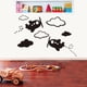 thumbnail image 1 of Fiudx Liquidación de ahorros de verano Pegatinas de pared de avión extraíbles, calcomanías decorativas para el hogar, habitación de bebé y guardería infantil, 1 of 4