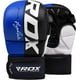 thumbnail image 5 of Guantes de agarre para artes marciales mixtas RDX Maya Hide Leather T6, color azul (L), 5 of 8