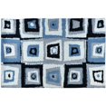 thumbnail image 1 of Jellybean SS-MC001B Tapis d'Accent Bleu Mi-Siècle 21 x 33 Po., 1 of 1