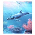 thumbnail image 6 of Whale Swims in The Sea Dishwasher Magnetic Refrigerator Magnet Cover Kitchen Art Panel Decal Sticker Home Decorative 23"x26", 6 of 6