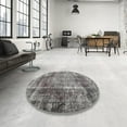 thumbnail image 3 of Ahgly Company Indoor Rectangle Contemporary Dark Gray Abstract Area Rugs, 4' x 6', 3 of 6