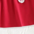 thumbnail image 4 of Gubotare Robe Tutu pour Bébé Robe en Tulle pour Tout-Petite Fille Été à Volants Sans Manches Robe Décontractée de Mode pour Bébé Fille 3T 4T (Rouge, 3-4 Ans), 4 of 8